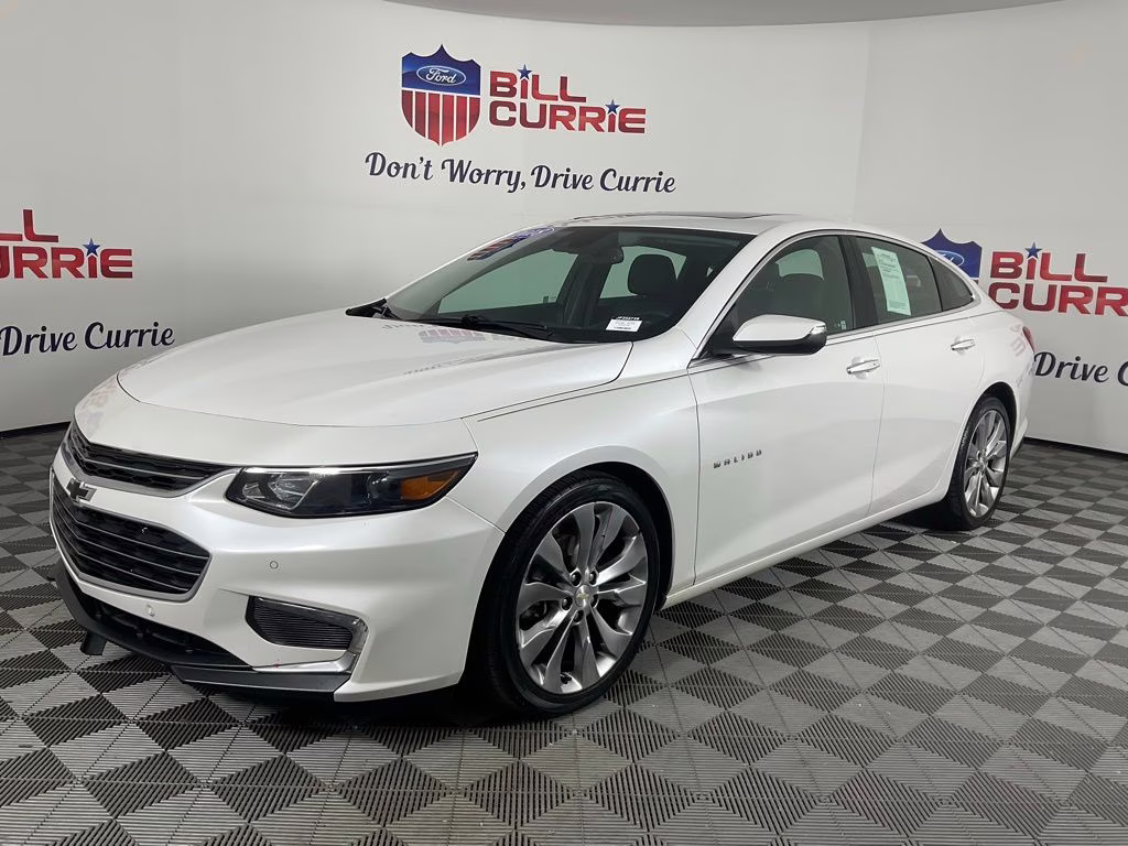 2018 Pearl Chevrolet Malibu Premier FWD Sedan