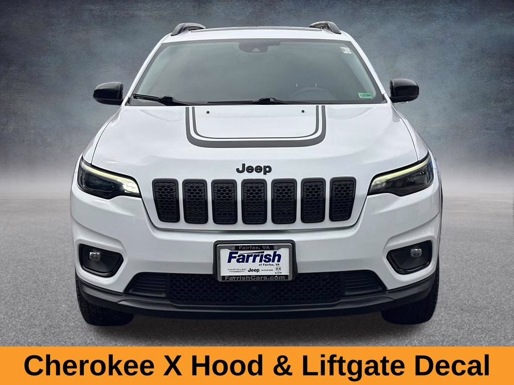 2022 Bright White Clearcoat Jeep Cherokee X 4X4 SUV