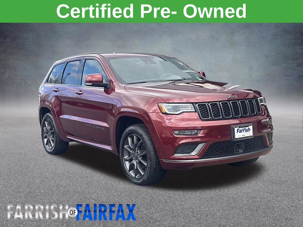 2020 Velvet Red Pearlcoat Jeep Grand Cherokee High Altitude 4X4 SUV
