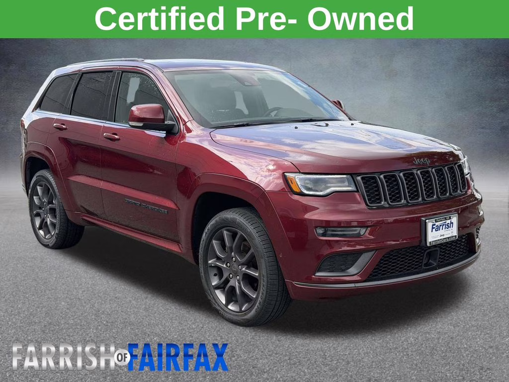 2020 Velvet Red Pearlcoat Jeep Grand Cherokee High Altitude 4X4 SUV