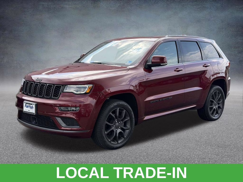 2020 Velvet Red Pearlcoat Jeep Grand Cherokee High Altitude 4X4 SUV