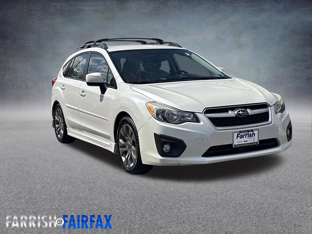 2013 Satin White Pearl Subaru Impreza 2.0i Sport Limited AWD Hatchback