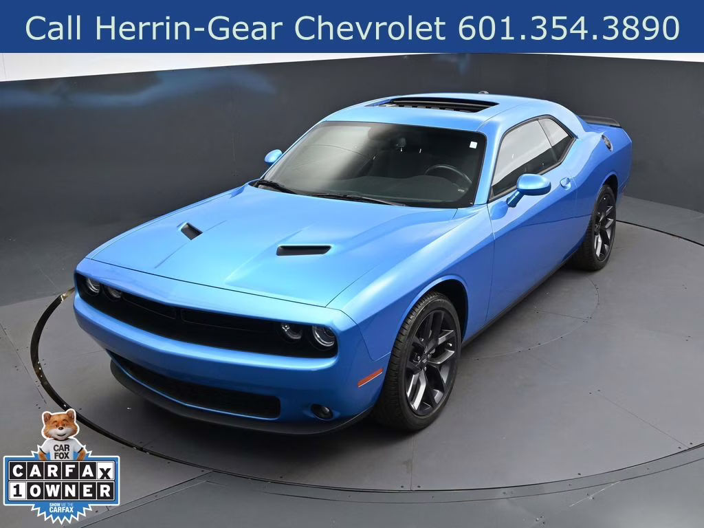 2023 Blue Pearl Dodge Challenger SXT RWD Coupe