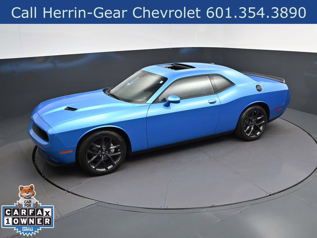 2023 Blue Pearl Dodge Challenger SXT RWD Coupe