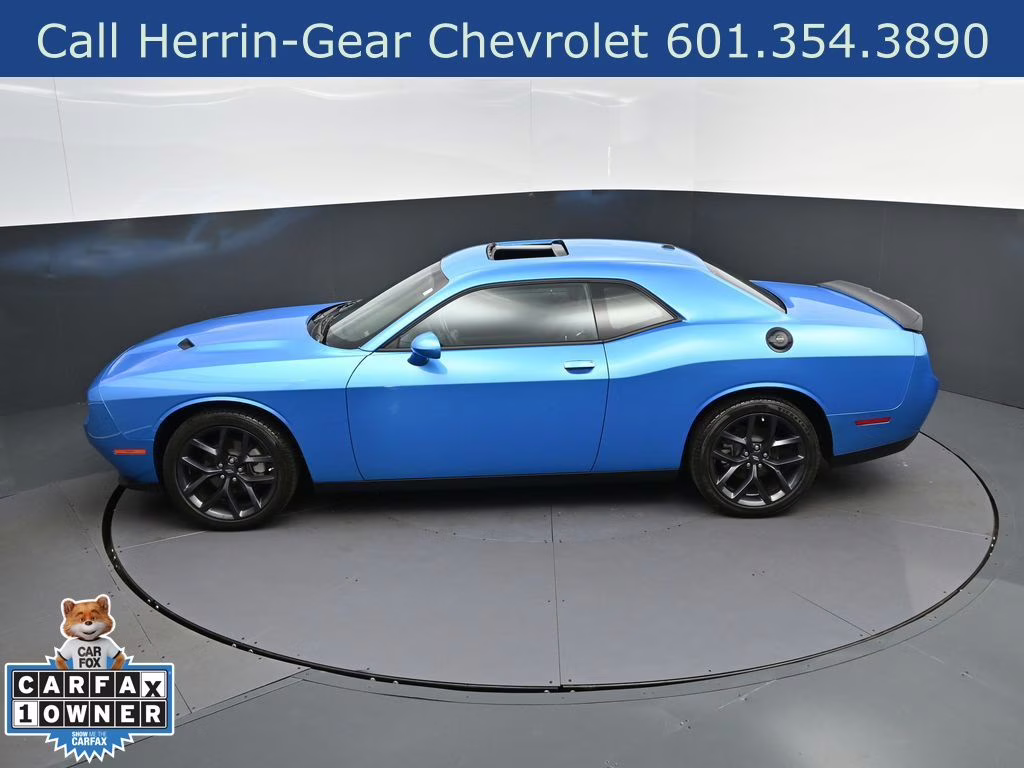 2023 Blue Pearl Dodge Challenger SXT RWD Coupe