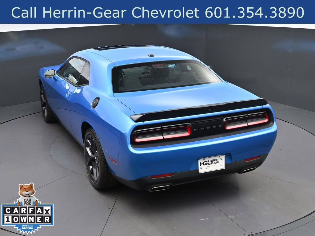 2023 Blue Pearl Dodge Challenger SXT RWD Coupe