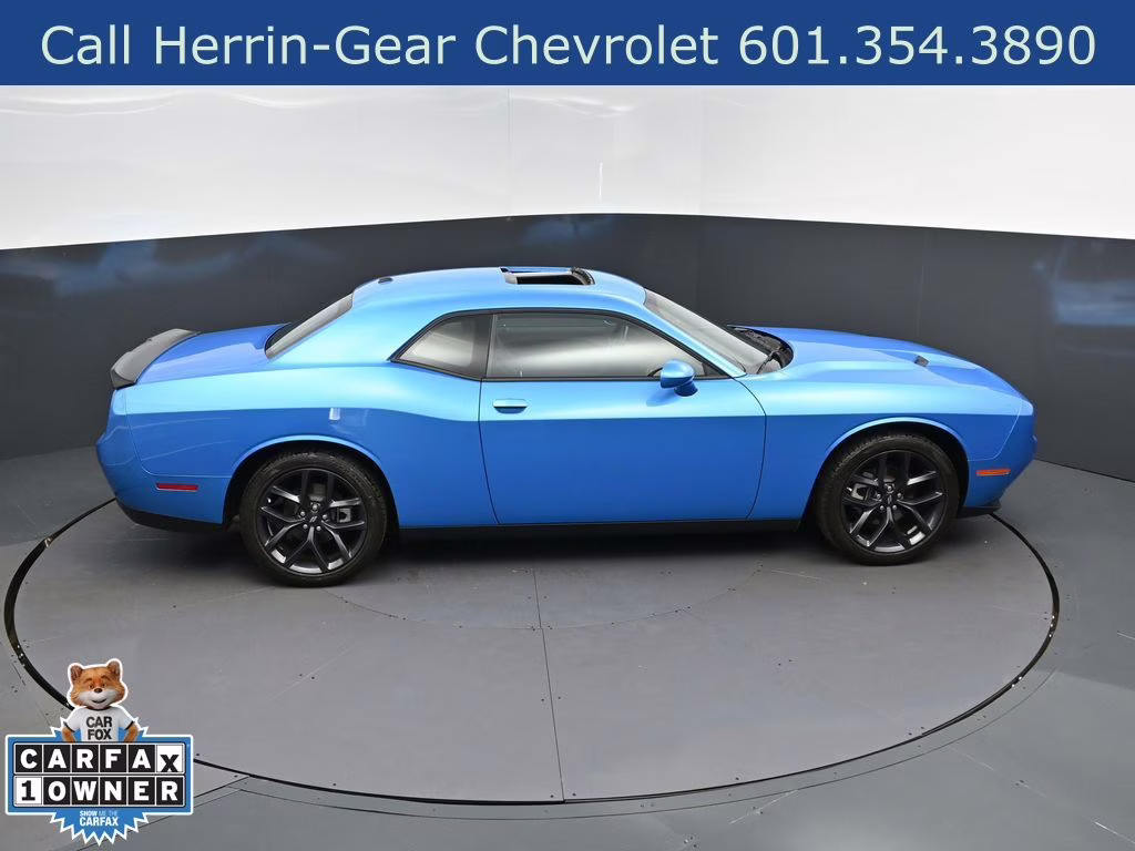 2023 Blue Pearl Dodge Challenger SXT RWD Coupe