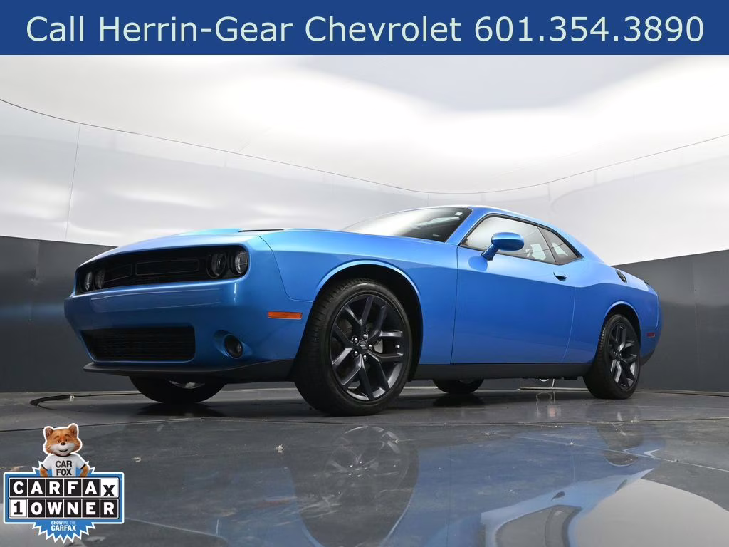 2023 Blue Pearl Dodge Challenger SXT RWD Coupe