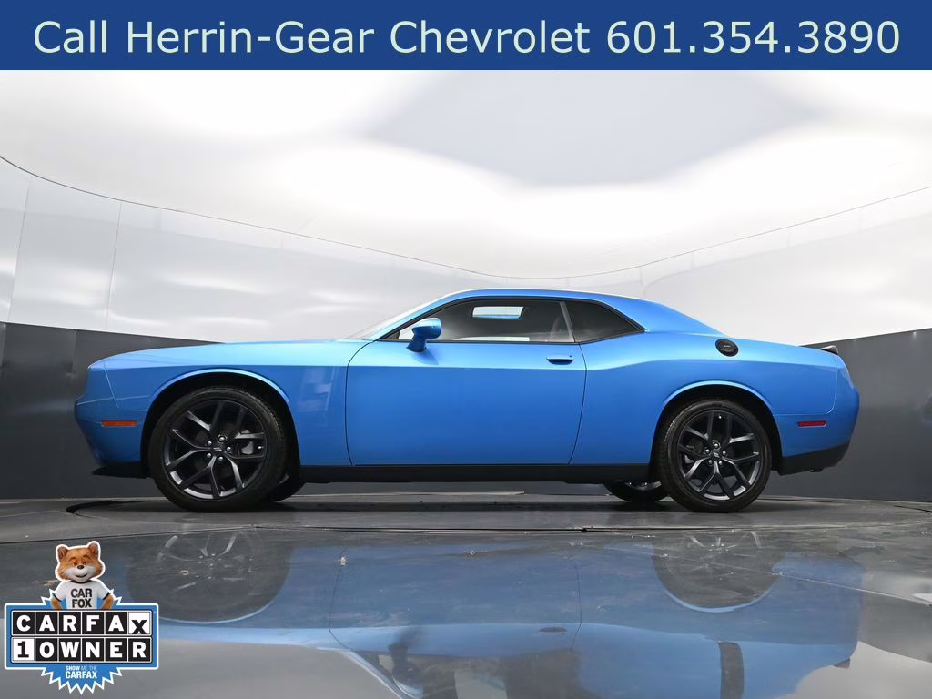 2023 Blue Pearl Dodge Challenger SXT RWD Coupe