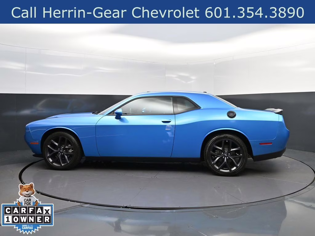 2023 Blue Pearl Dodge Challenger SXT RWD Coupe