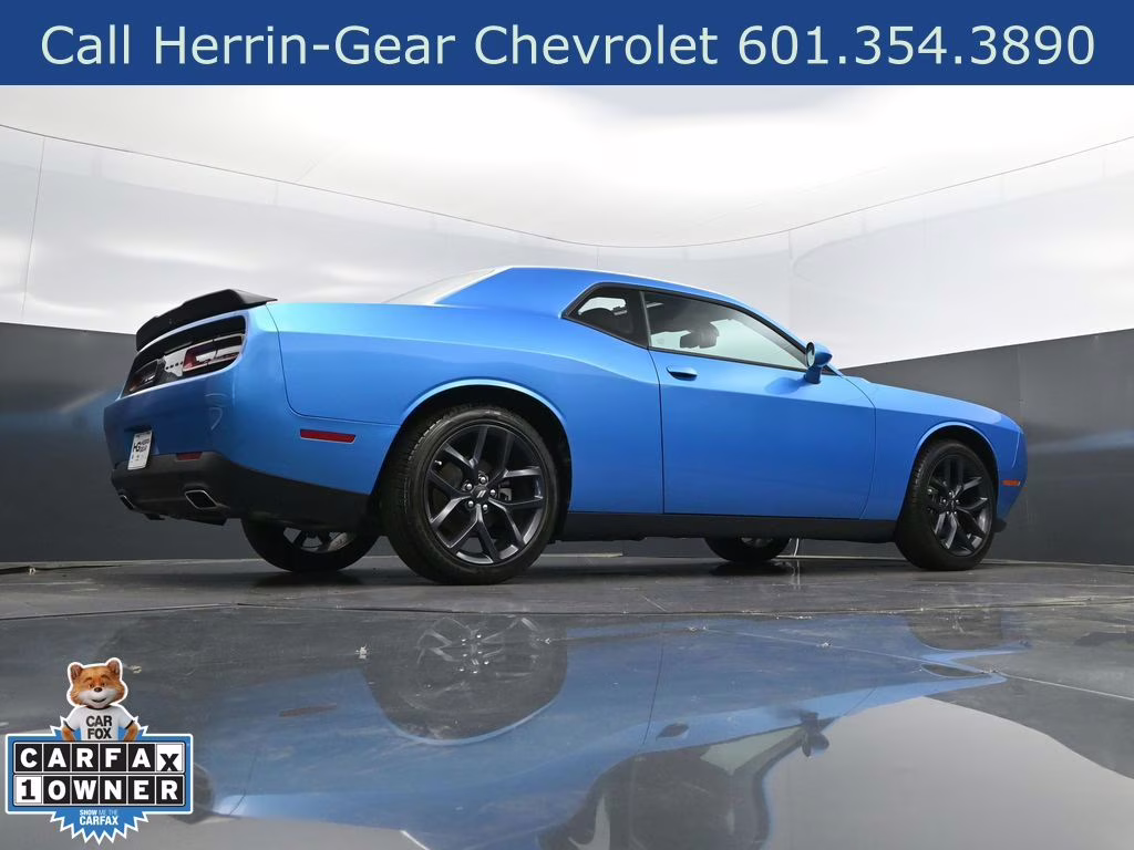 2023 Blue Pearl Dodge Challenger SXT RWD Coupe