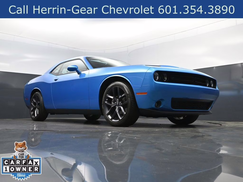 2023 Blue Pearl Dodge Challenger SXT RWD Coupe