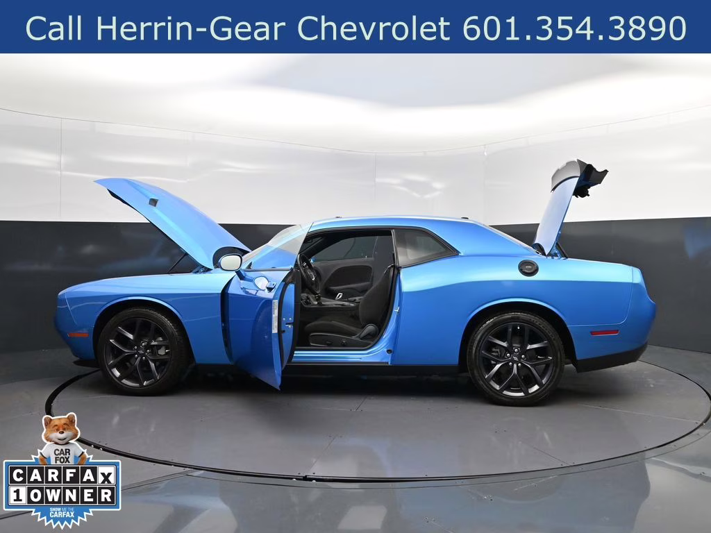 2023 Blue Pearl Dodge Challenger SXT RWD Coupe