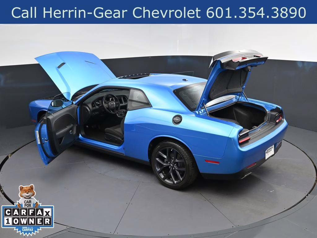 2023 Blue Pearl Dodge Challenger SXT RWD Coupe