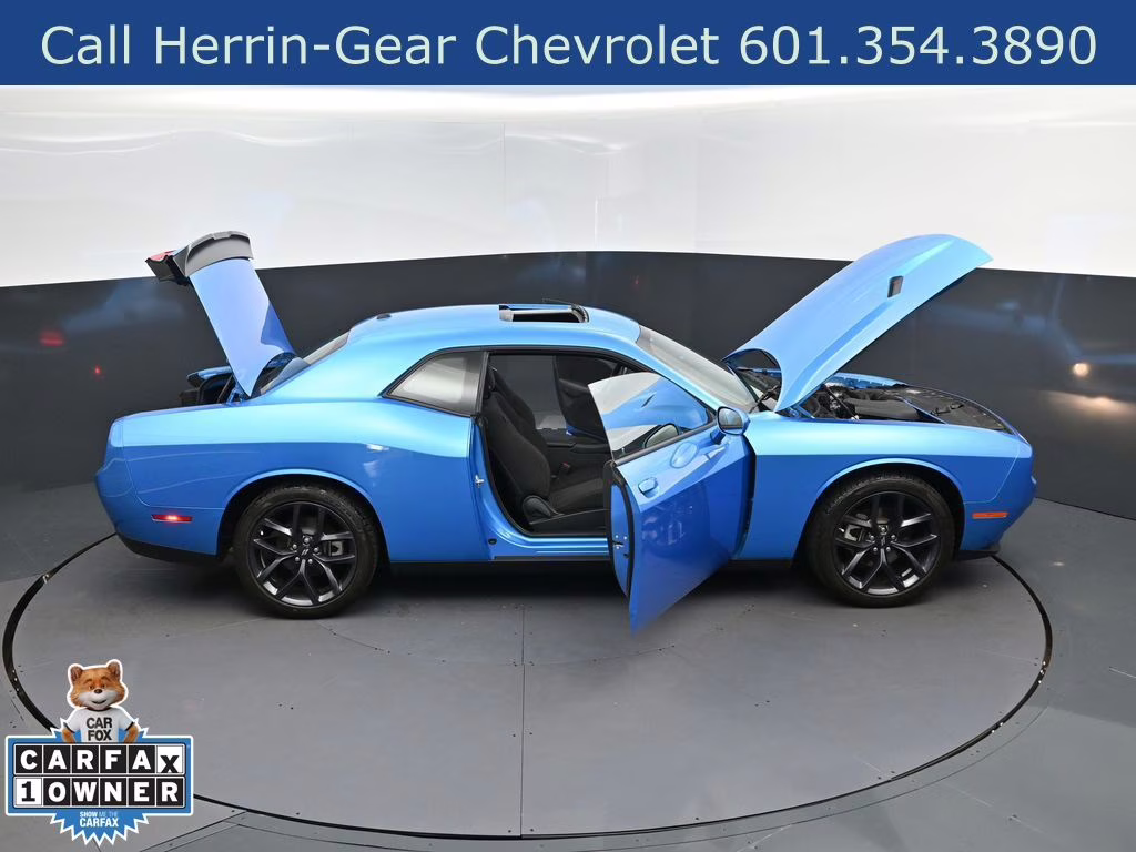 2023 Blue Pearl Dodge Challenger SXT RWD Coupe