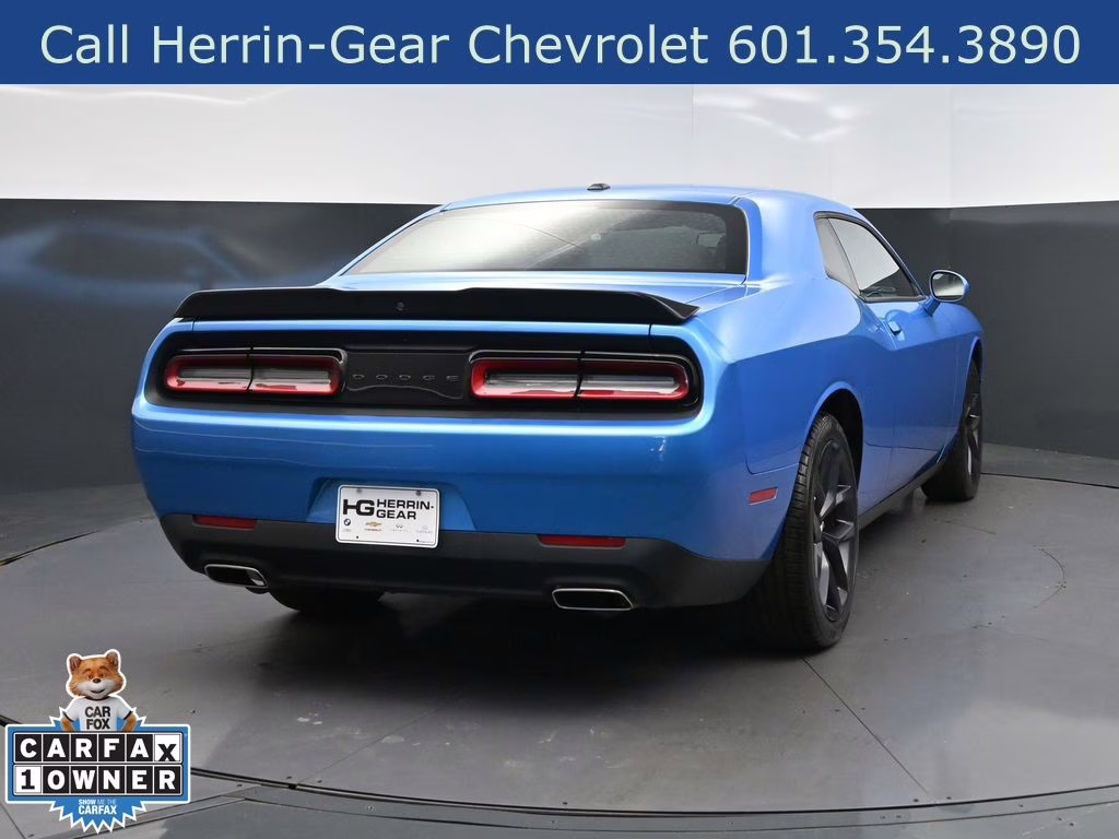 2023 Blue Pearl Dodge Challenger SXT RWD Coupe