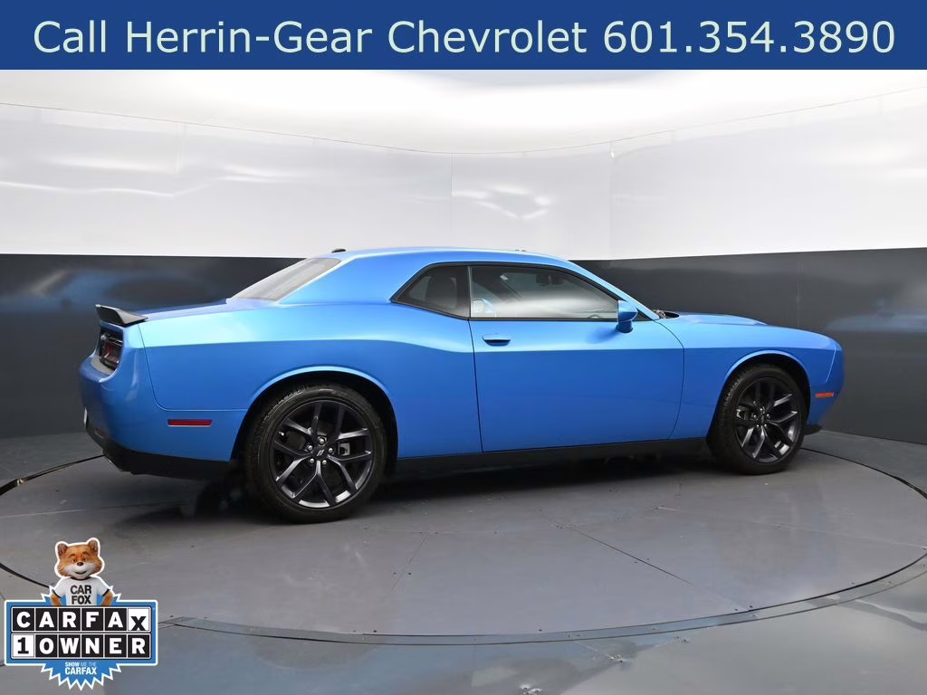 2023 Blue Pearl Dodge Challenger SXT RWD Coupe