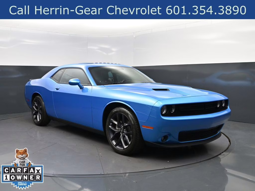 2023 Blue Pearl Dodge Challenger SXT RWD Coupe