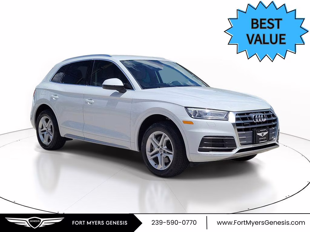 2019 Glacier White Metallic Audi Q5 Premium AWD SUV