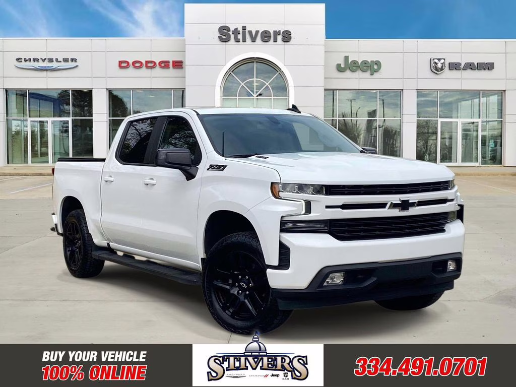 2021 Summit White Chevrolet Silverado 1500 RST 4X4 Truck