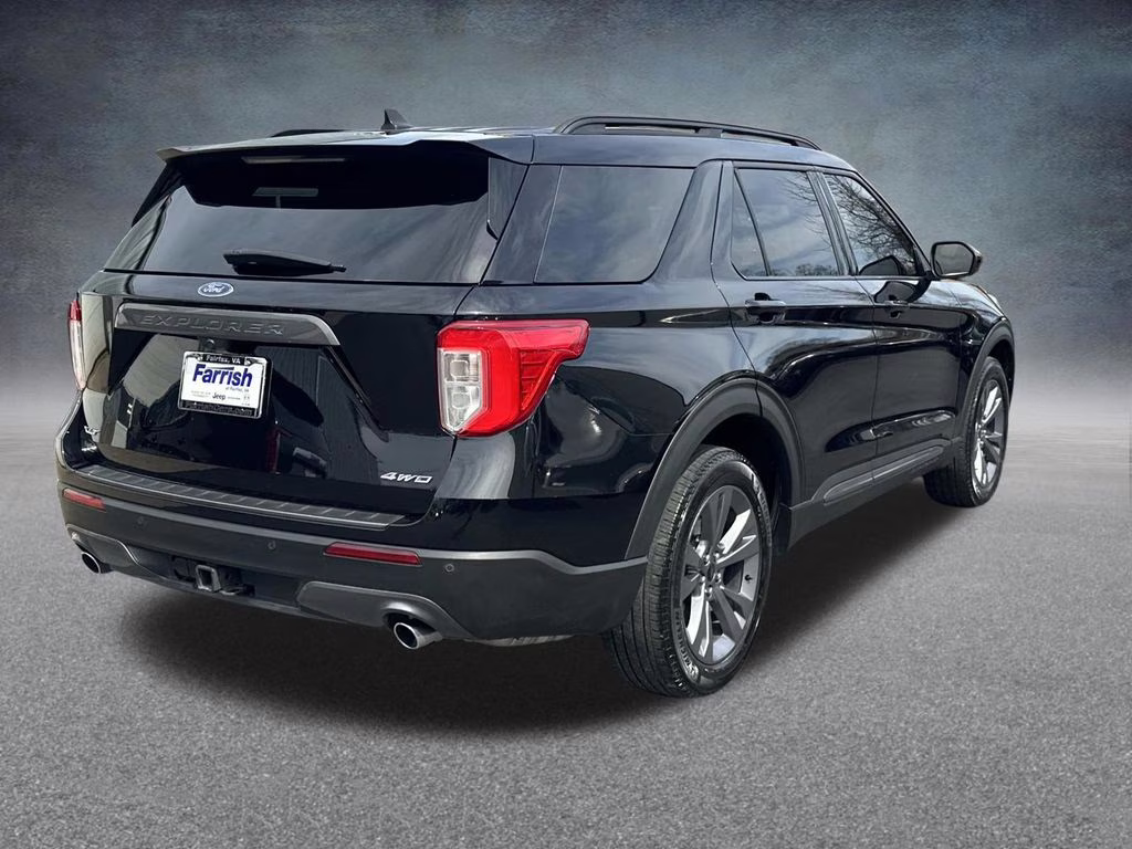 2022 Black Metallic Ford Explorer XLT 4X4 SUV