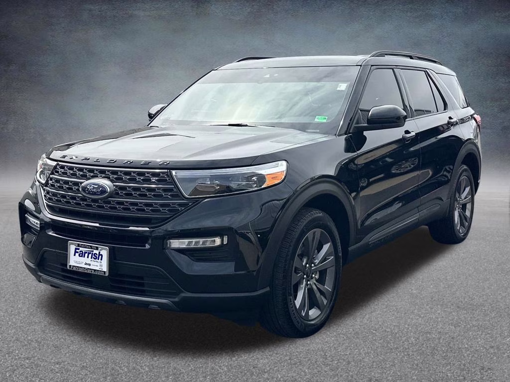 2022 Black Metallic Ford Explorer XLT 4X4 SUV