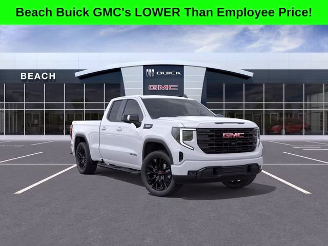 2026 Summit White GMC Sierra 1500 Elevation 4X4 Truck