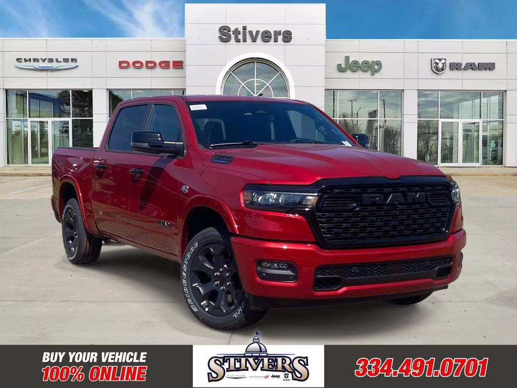 2026 Molten Red Pearlcoat Ram 1500 Big Horn/Lone Star 4X4 Truck
