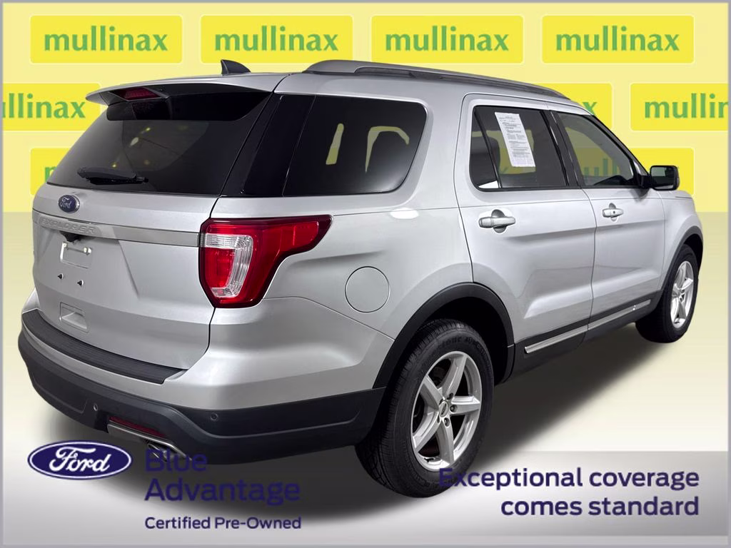 2018 Ingot Silver Metallic Ford Explorer XLT FWD SUV