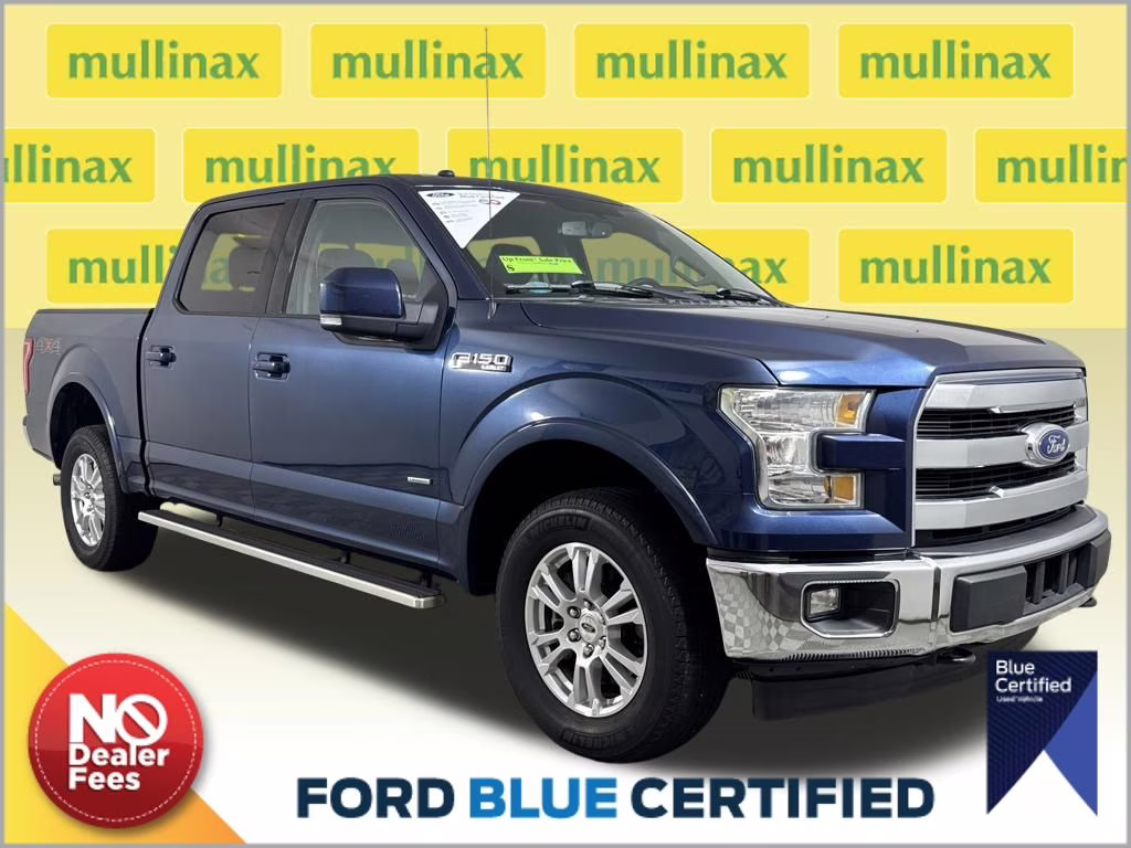 2017 Blue Jeans Metallic Ford F-150 Lariat 4X4 Truck