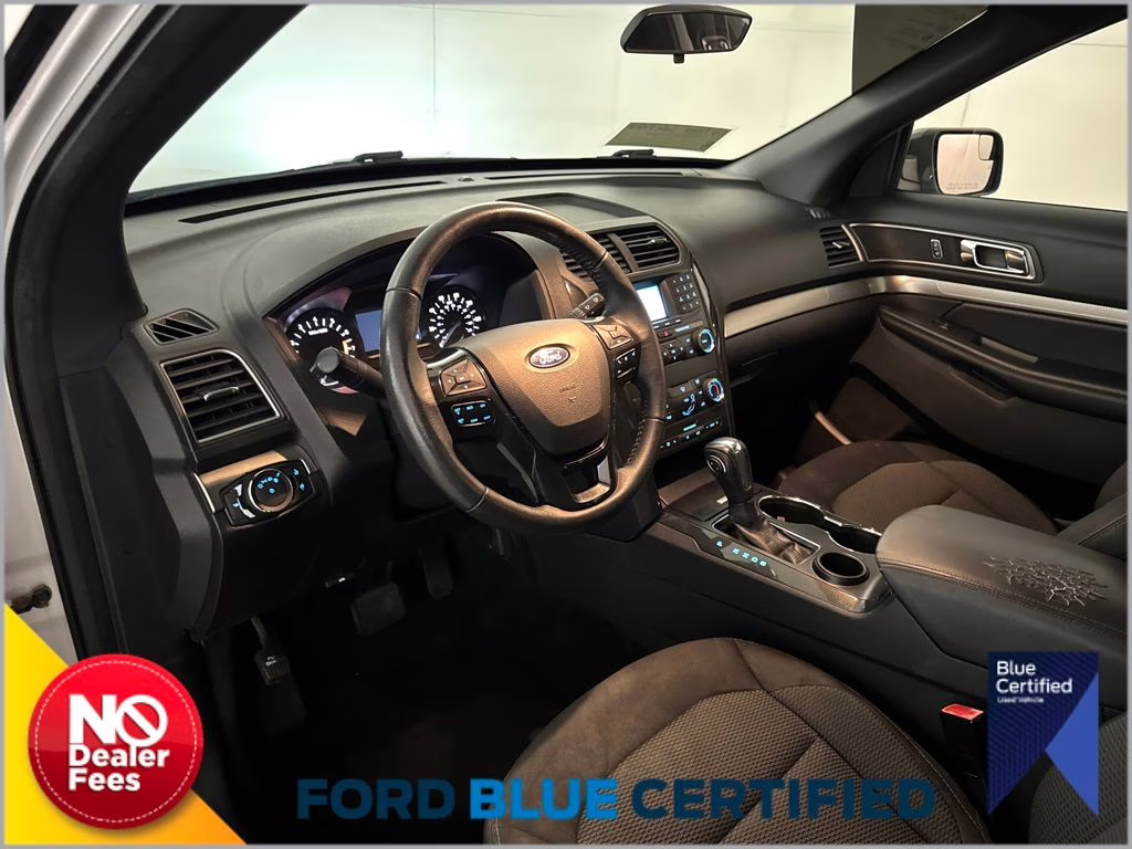2018 Ingot Silver Metallic Ford Explorer XLT FWD SUV
