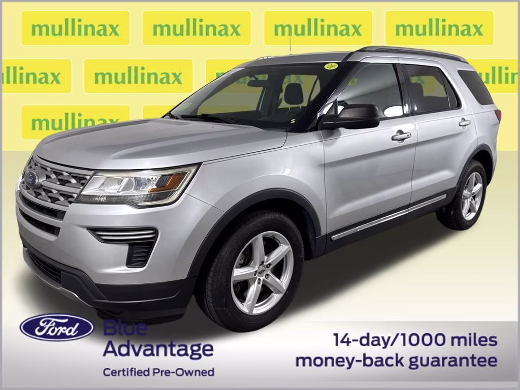 2018 Ingot Silver Metallic Ford Explorer XLT FWD SUV