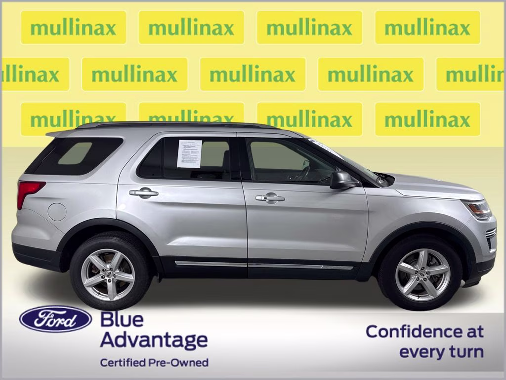 2018 Ingot Silver Metallic Ford Explorer XLT FWD SUV