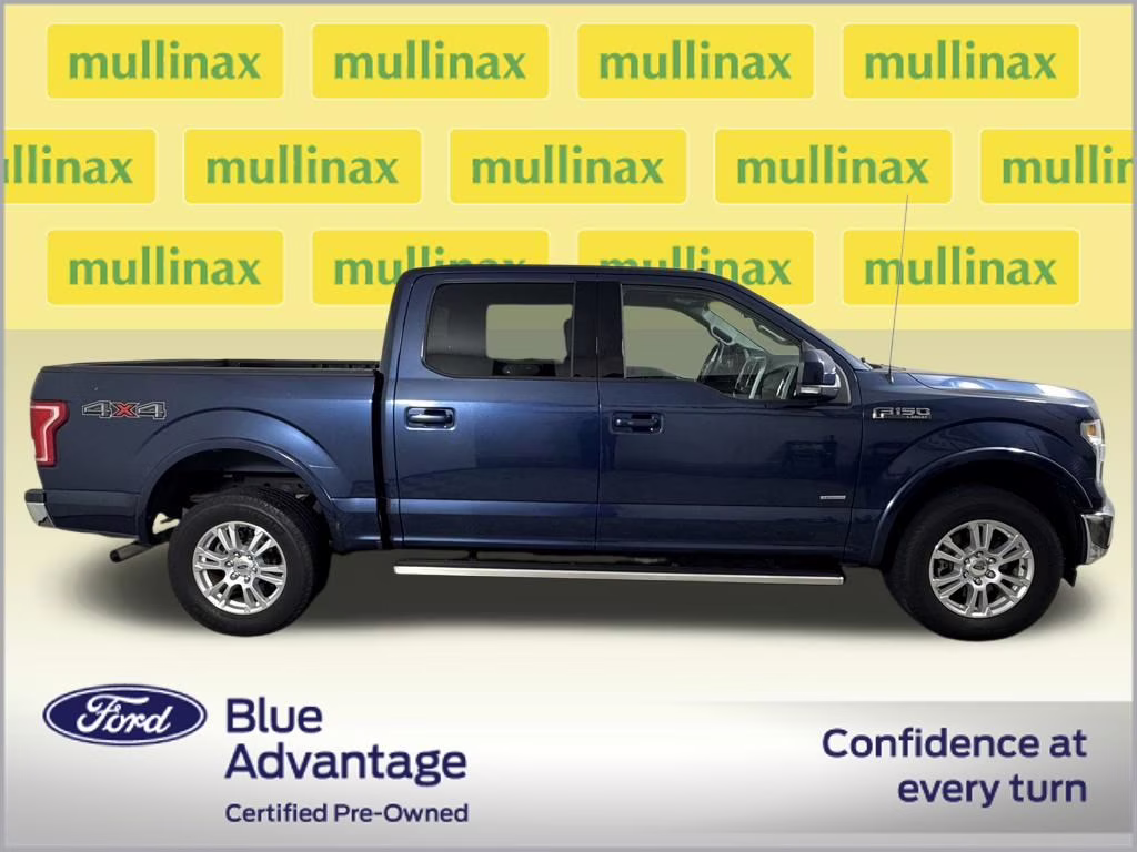 2017 Blue Jeans Metallic Ford F-150 Lariat 4X4 Truck