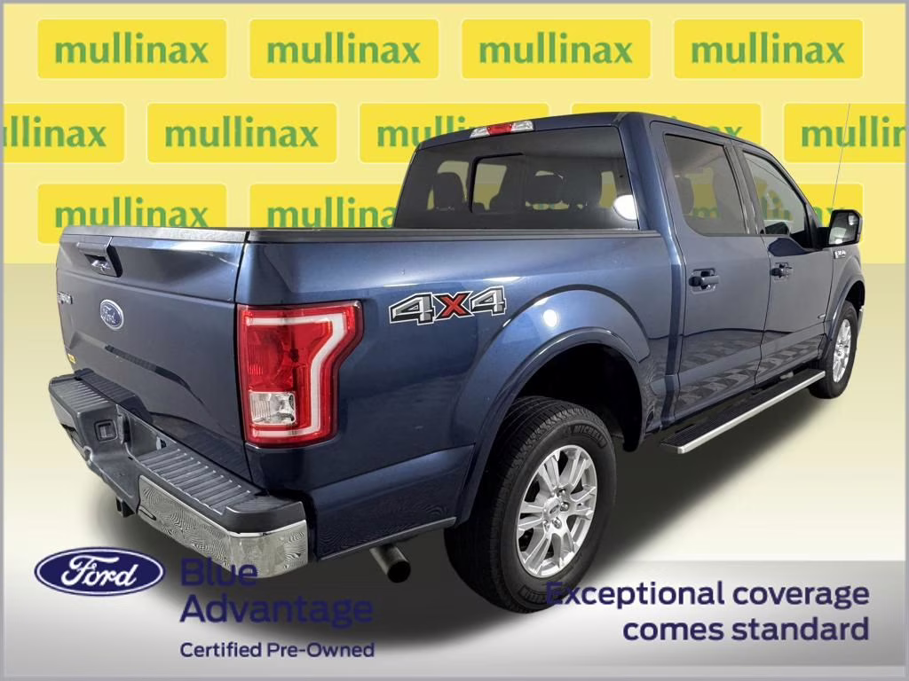 2017 Blue Jeans Metallic Ford F-150 Lariat 4X4 Truck