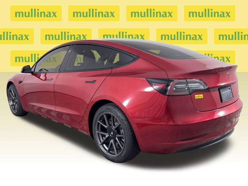 2021 Red Multi-Coat Tesla Model 3 Standard Range Plus RWD Sedan