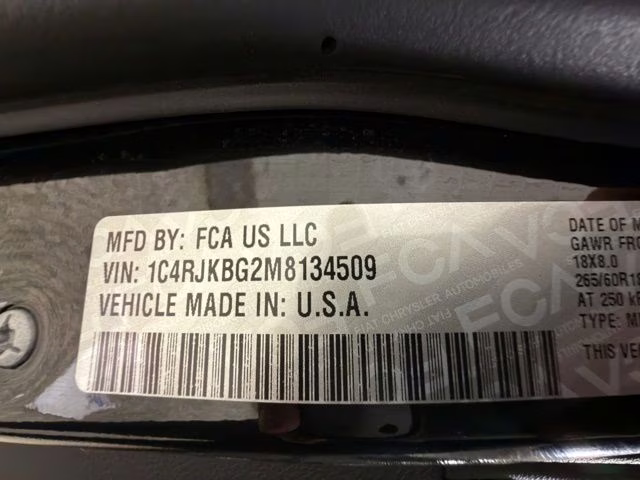 2021 Diamond Black Crystal Pearlcoat Jeep Grand Cherokee L Limited 4X4 SUV