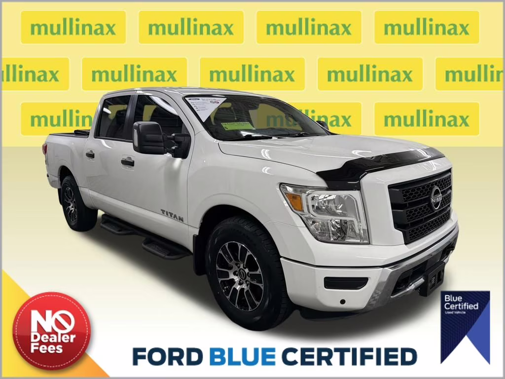2023 Glacier White Nissan Titan SV RWD Truck