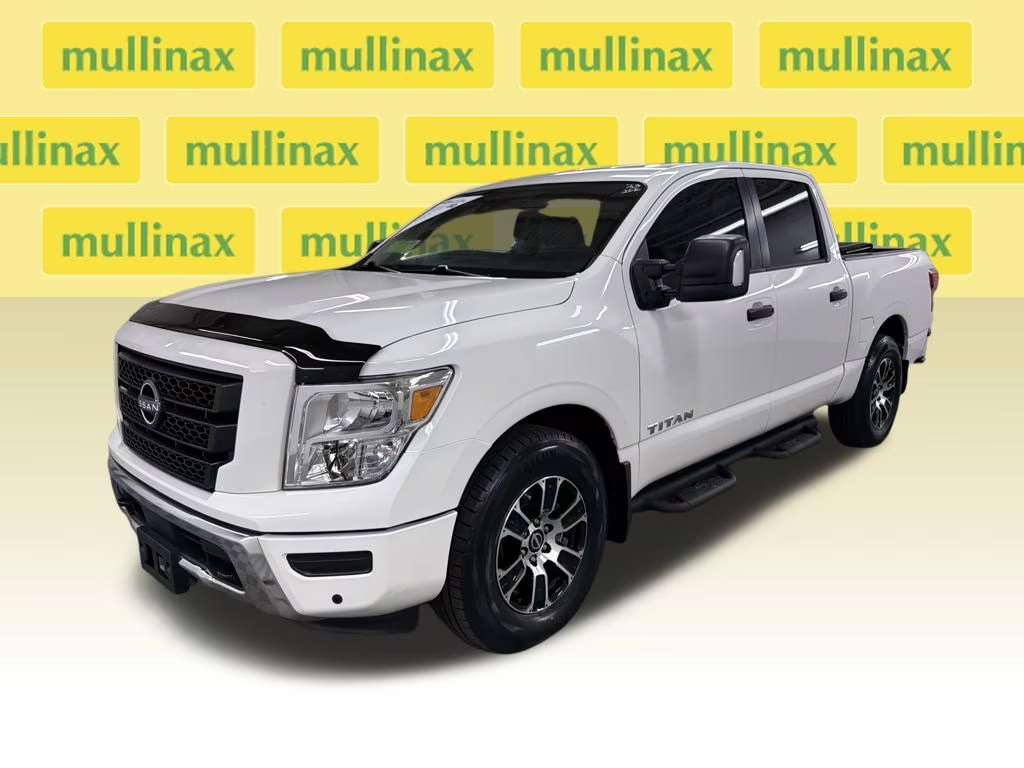 2023 Glacier White Nissan Titan SV RWD Truck
