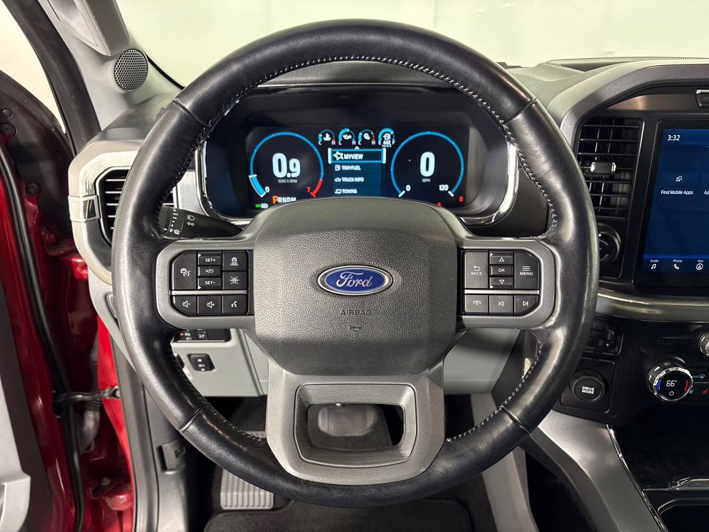 2021 Red Metallic Ford F-150 Lariat RWD Truck