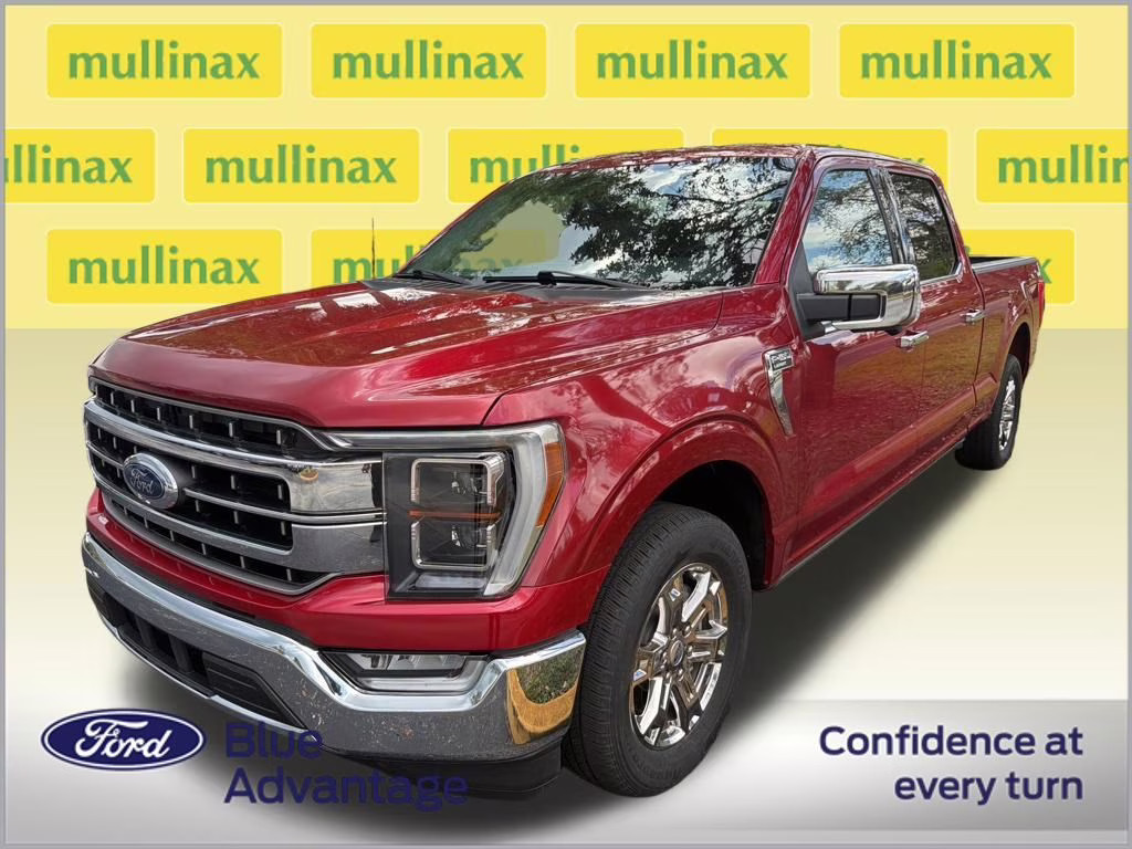 2021 Red Metallic Ford F-150 Lariat RWD Truck