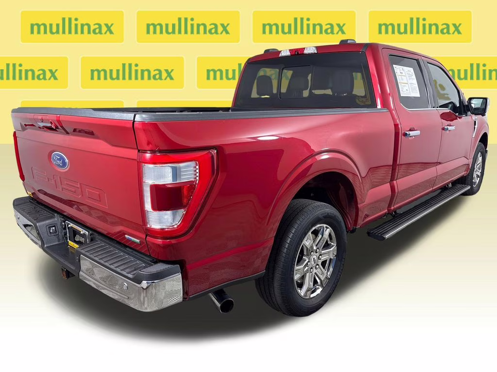 2021 Red Metallic Ford F-150 Lariat RWD Truck