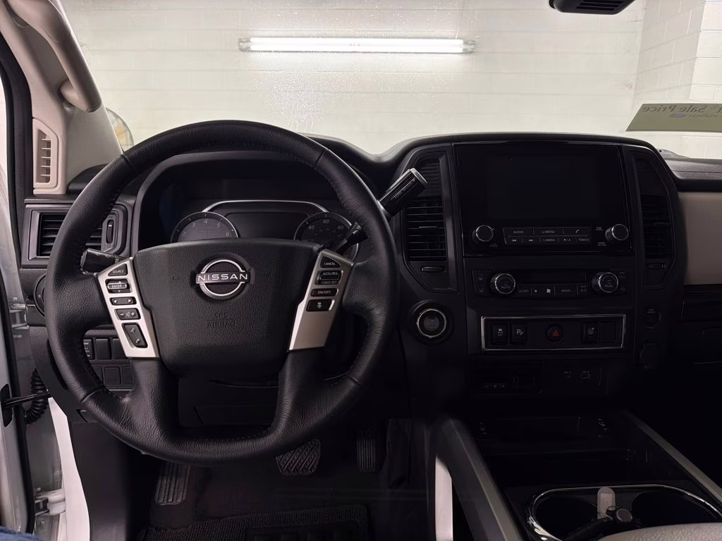 2023 Glacier White Nissan Titan SV RWD Truck