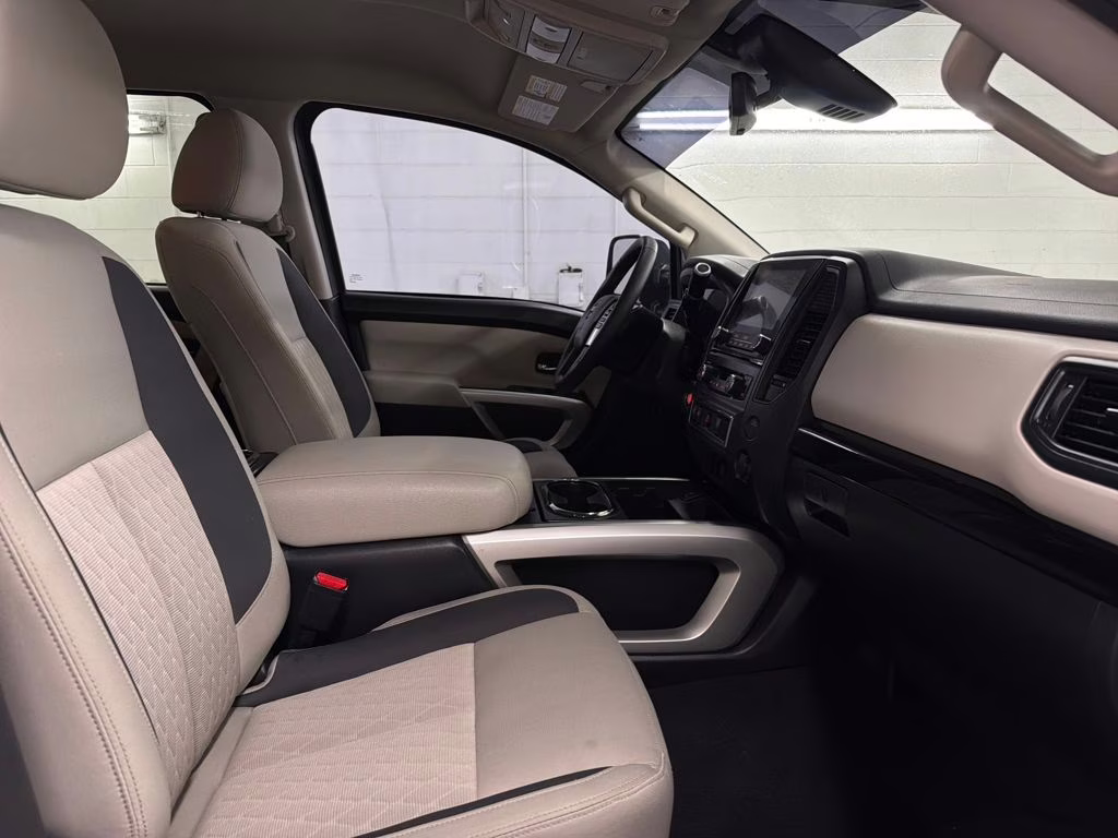 2023 Glacier White Nissan Titan SV RWD Truck