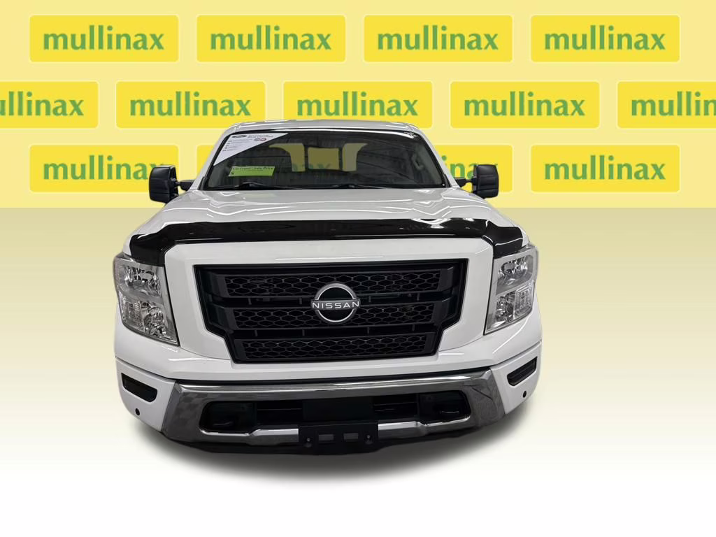 2023 Glacier White Nissan Titan SV RWD Truck