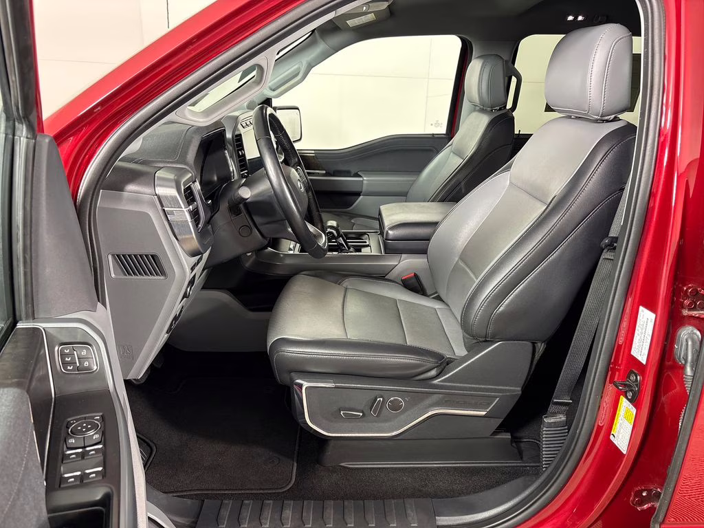 2021 Red Metallic Ford F-150 Lariat RWD Truck