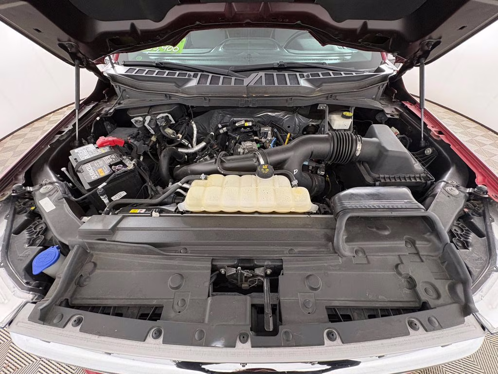 2021 Red Metallic Ford F-150 Lariat RWD Truck