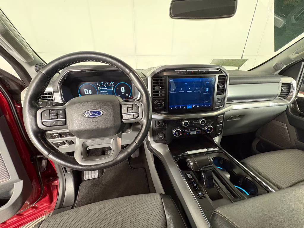 2021 Red Metallic Ford F-150 Lariat RWD Truck