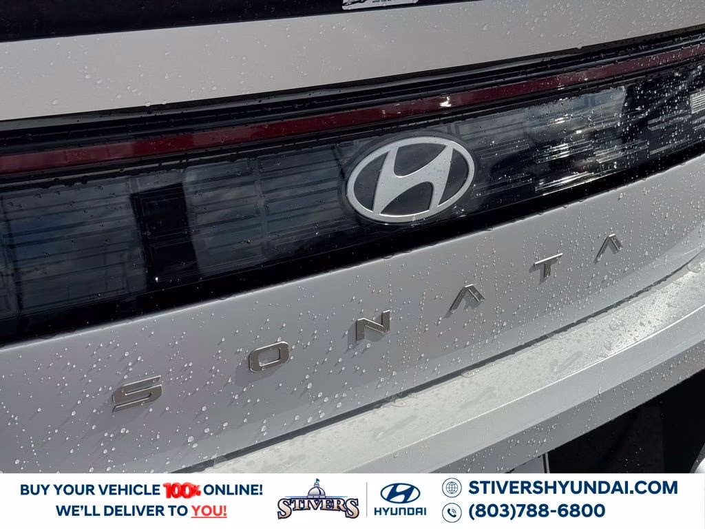 2026 Serenity White Hyundai Sonata SEL Sport FWD Sedan