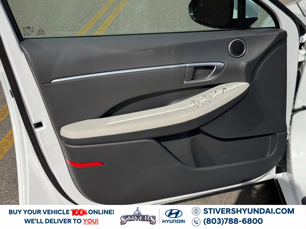 2026 Serenity White Hyundai Sonata SEL Sport FWD Sedan